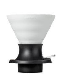 Photo of HARIO V60-02 SWITCH Immersion Dripper (200ml/6.76oz) (Ceramic) ( White ) [ HARIO ] [ Steep and Release Brewers ]