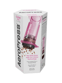 Photo of AeroPress Clear Coffee Maker (Pink) (Damaged Box) ( ) [ Yard Sale ] [ Yard Sale ]