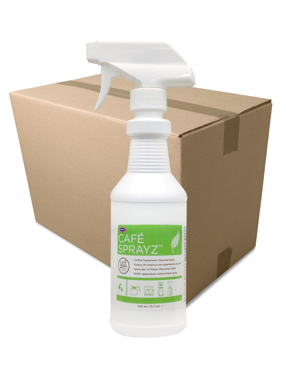 Photo of URNEX Cafe Sprayz (450ml/15.2oz) ( 12 Units (1 Case) ) [ Urnex ] [ Cleaners ]