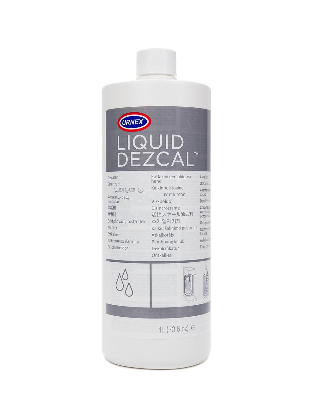 Photo of URNEX Dezcal Descaling Liquid (1000ml/33.8oz) ( Default Title ) [ Urnex ] [ Cleaners ]