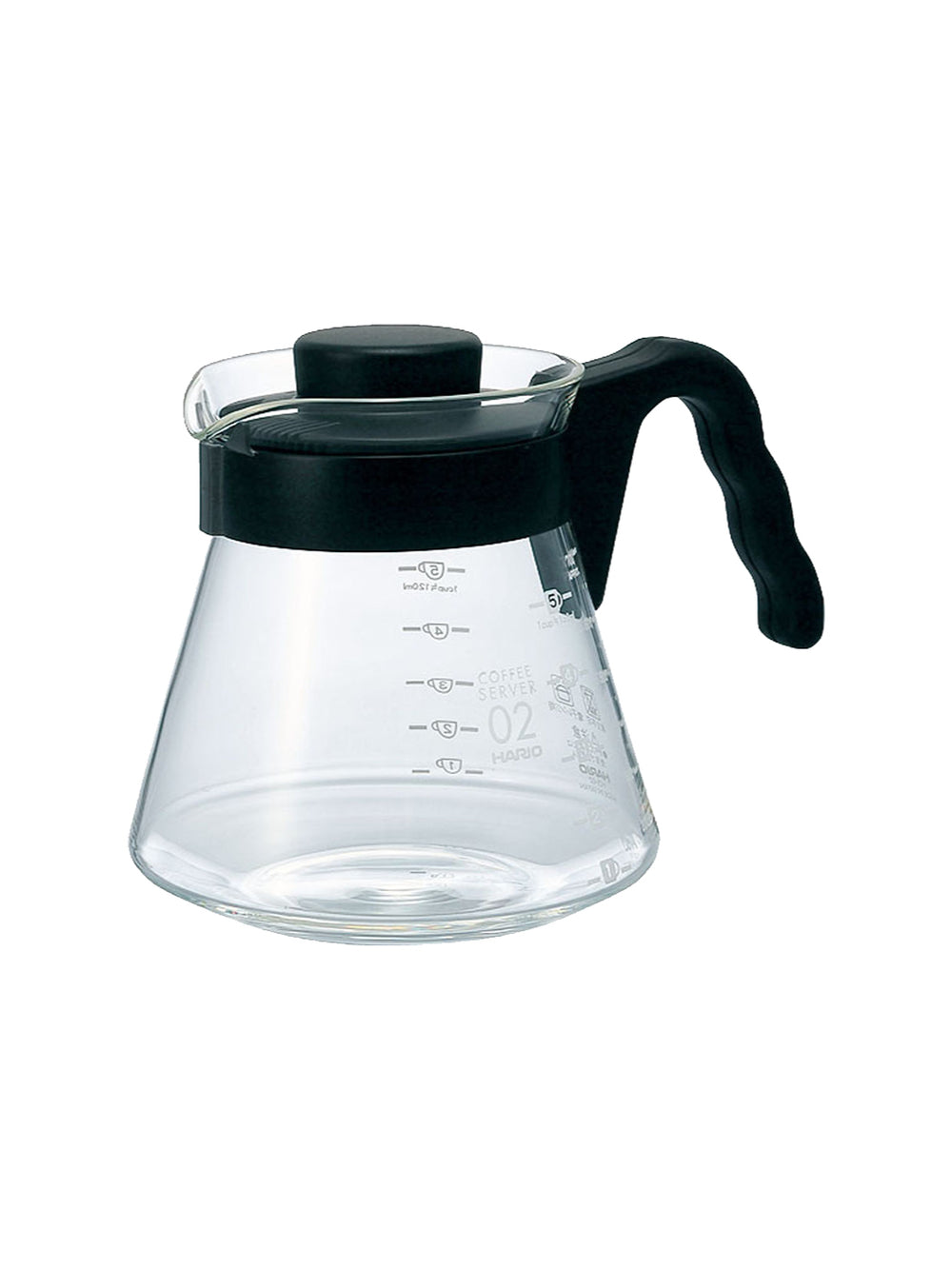 Photo of HARIO V60-02 Coffee Server (700ml/24oz) ( Black ) [ HARIO ] [ Decanters ]