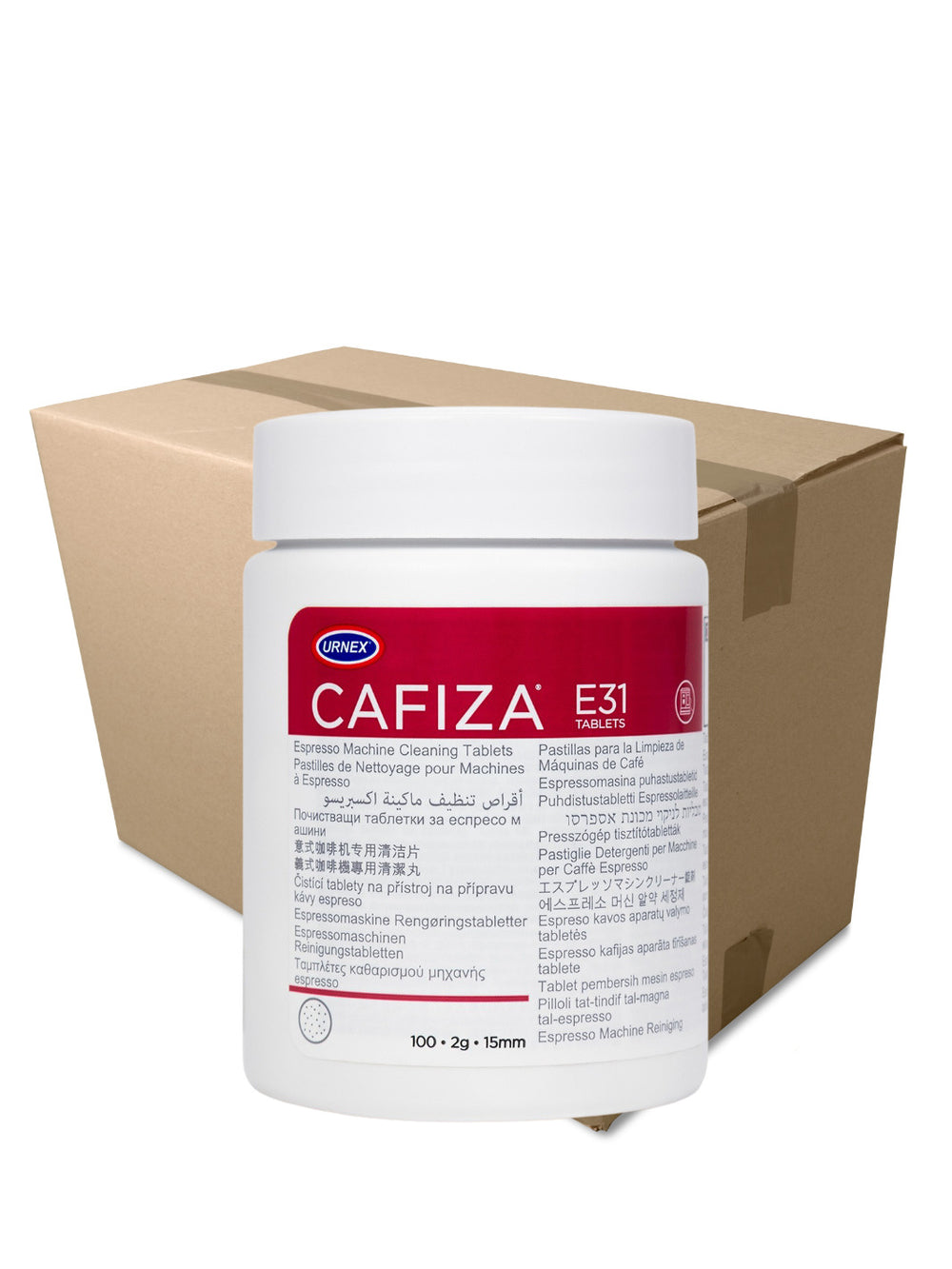 Photo of URNEX Cafiza Tablets (E31) (2g tabs) (100-Count) ( 12 Units (1 Case) ) [ Urnex ] [ Cleaners ]