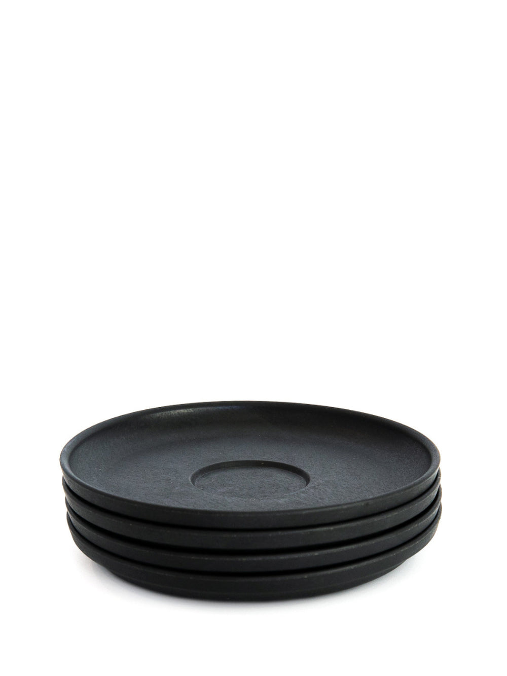 Photo of HUSKEE Original Espresso Saucer (88ml/3oz) ( Charcoal 4-Pack ) [ Huskee ] [ Saucers ]