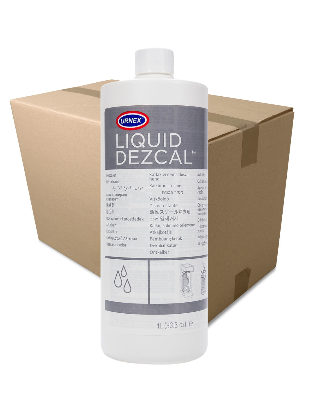 URNEX Dezcal Descaling Liquid (1000ml/33.8oz)