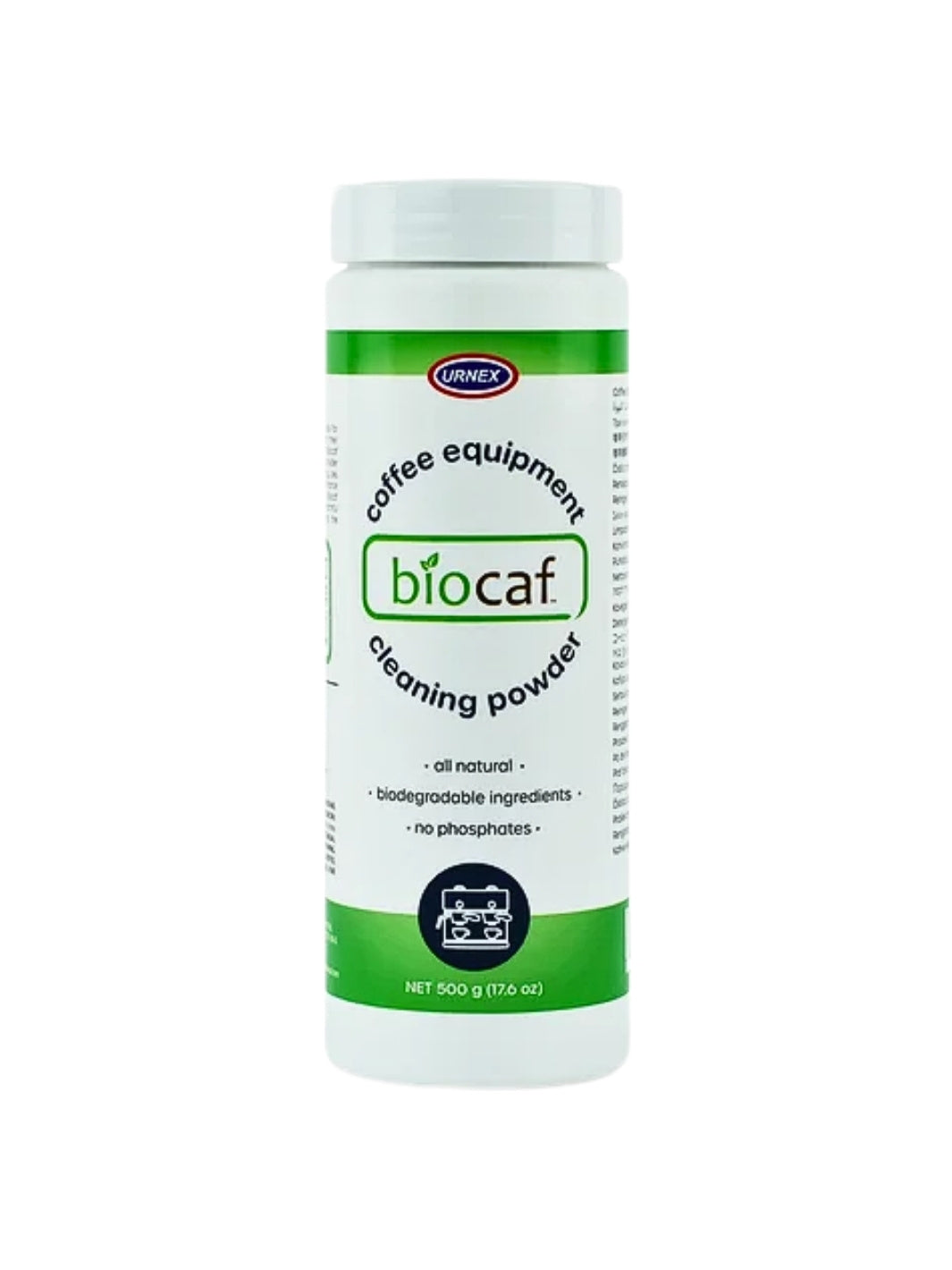 URNEX Biocaf Coffee Equipment Cleaning Powder (500g/17.6oz)