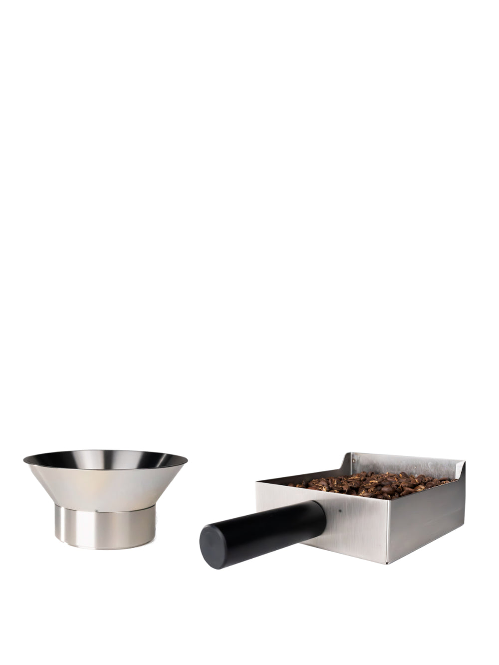 Photo of ROEST Replacement Large Hopper and Cooling Tray Set (200g/7.05oz) ( Black ) [ ROEST ] [ Parts ]