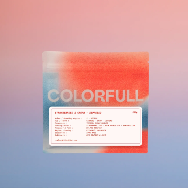 Photo of Colorfull - Strawberries & Cream Espresso ( ) [ Colorfull Coffee ] [ Coffee ]