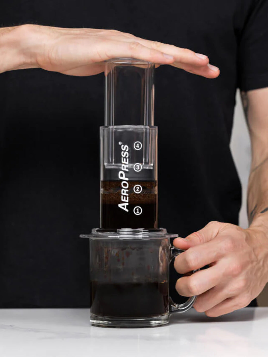 AeroPress Clear Coffee Maker (Transparent) (Damaged Box)