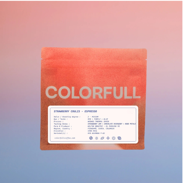 Colorfull - Strawberry Coulis Espresso (1kg)