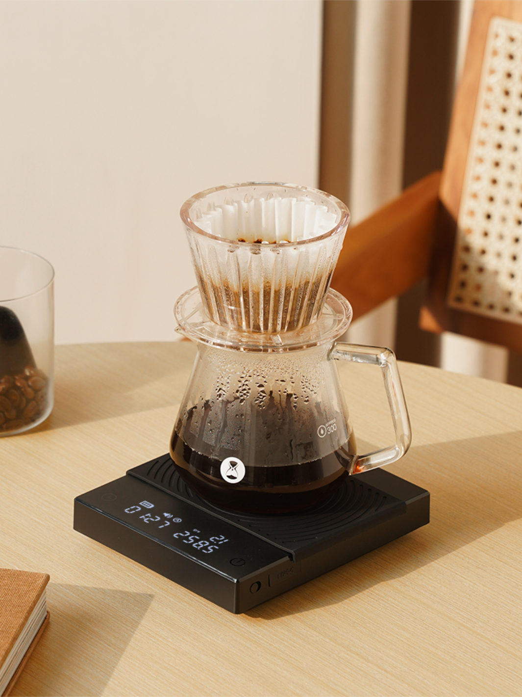 TIMEMORE Black Mirror BASIC 2 Coffee Scale (Black) (Lightly Used)
