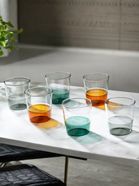 Photo of HARIO COLOURS Half Colour Glass (360ml/12.17oz) ( ) [ HARIO ] [ Glasses ]