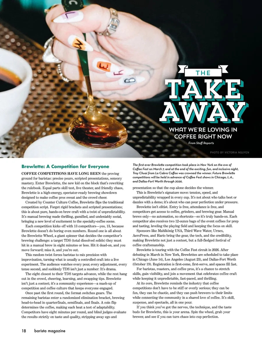 Barista Magazine LIMIT ONE