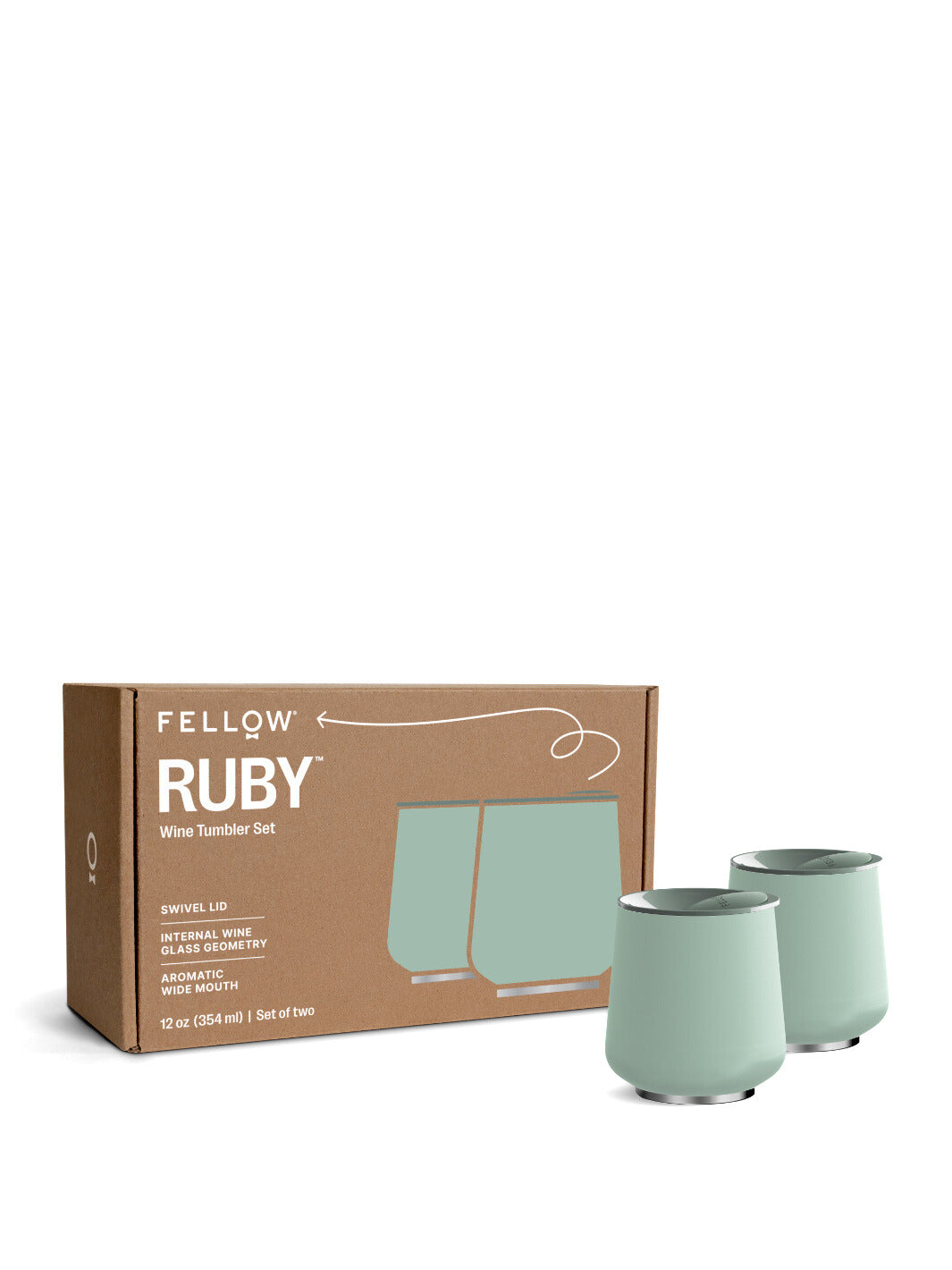 FELLOW Ruby Wine Tumbler Set (2-Pack)