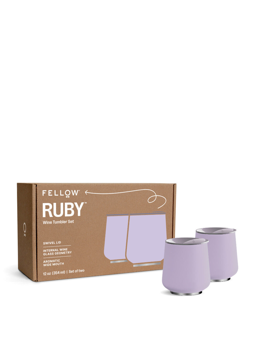 FELLOW Ruby Wine Tumbler Set (2-Pack)