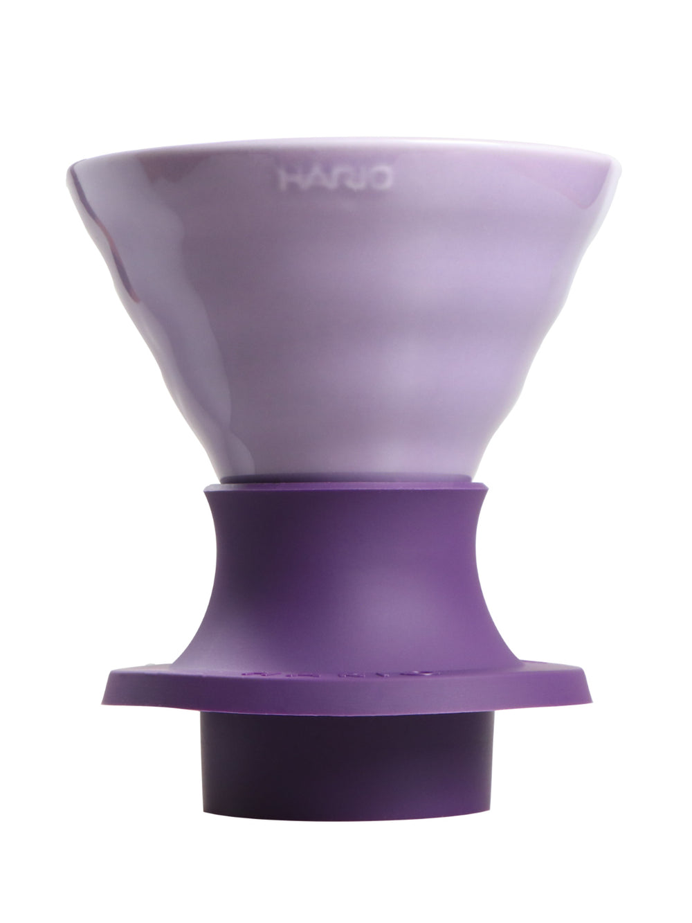 Photo of HARIO V60-02 SWITCH Immersion Dripper (200ml/6.76oz) (Ceramic) ( Purple Heather ) [ HARIO ] [ Steep and Release Brewers ]