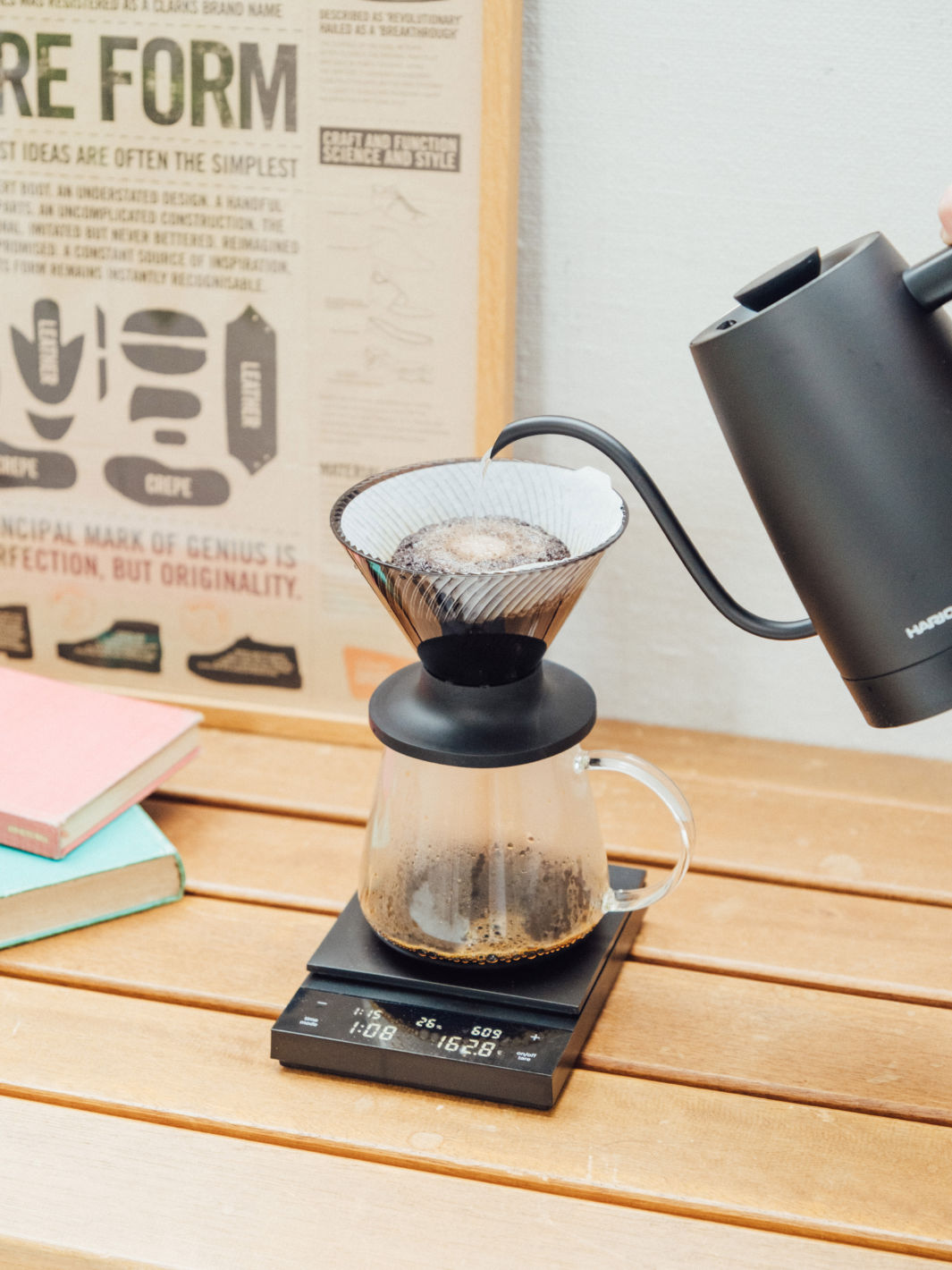 HARIO V60-02 NEO Dripper (Tritan) (Black)