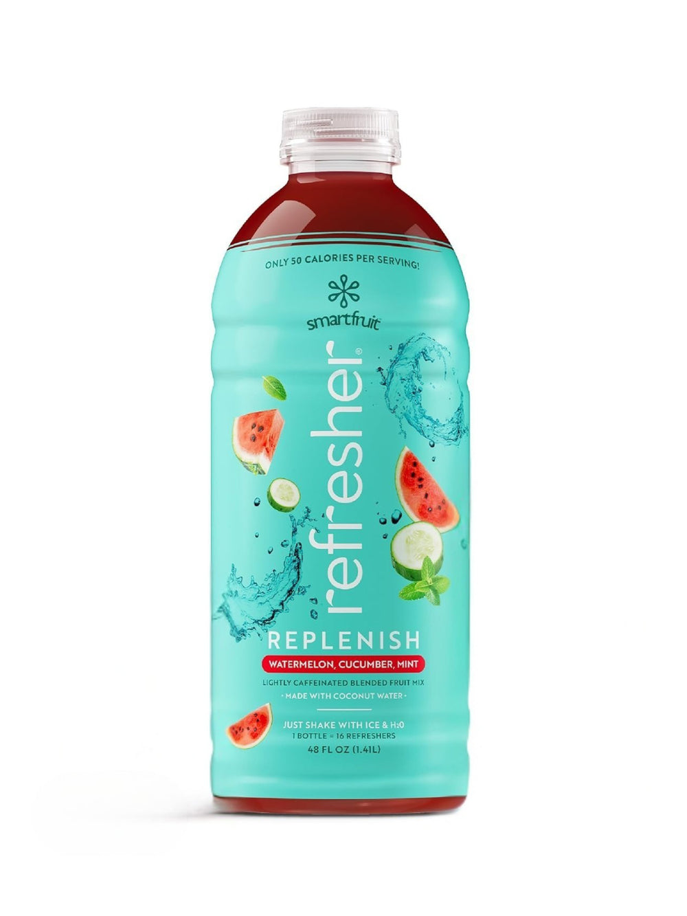 Photo of SmartFruit Replenish Refresher (1419.53ml/48oz) (Watermelon, Cucumber, Mint) ( Default Title ) [ SmartFruit ] [ Drink Concentrate ]