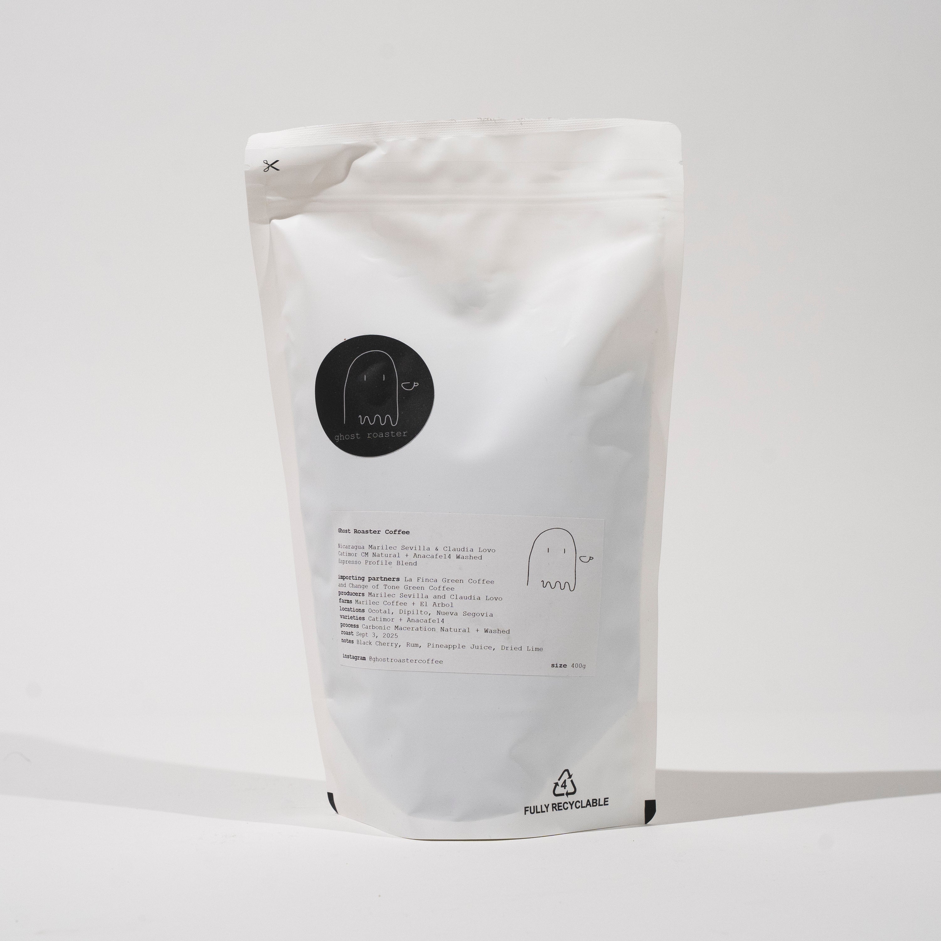 Ghost Roaster - Marilec Sevilla & Claudia Lovo Espresso Blend