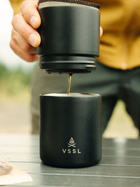 Photo of VSSL Nest Pourover Set (Black) (Damaged Box) ( ) [ Yard Sale ] [ Yard Sale ]
