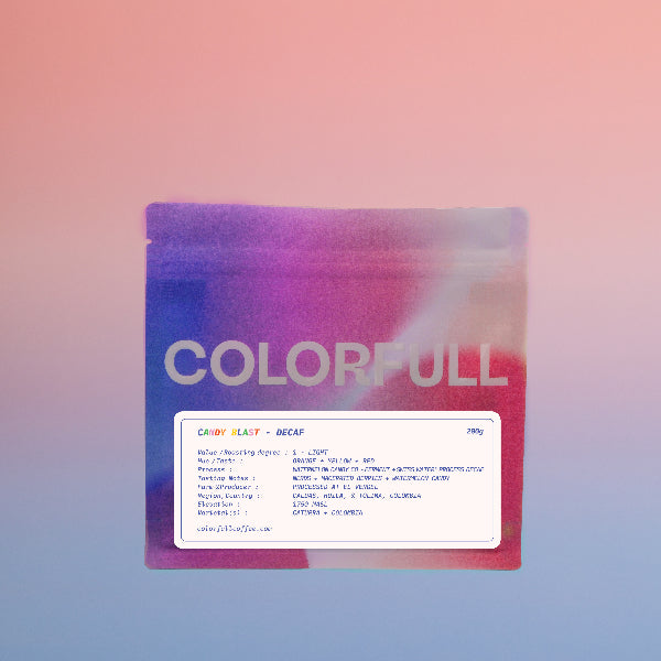 Photo of Colorfull - Candy Blast: Decaf ( ) [ Colorfull Coffee ] [ Coffee ]