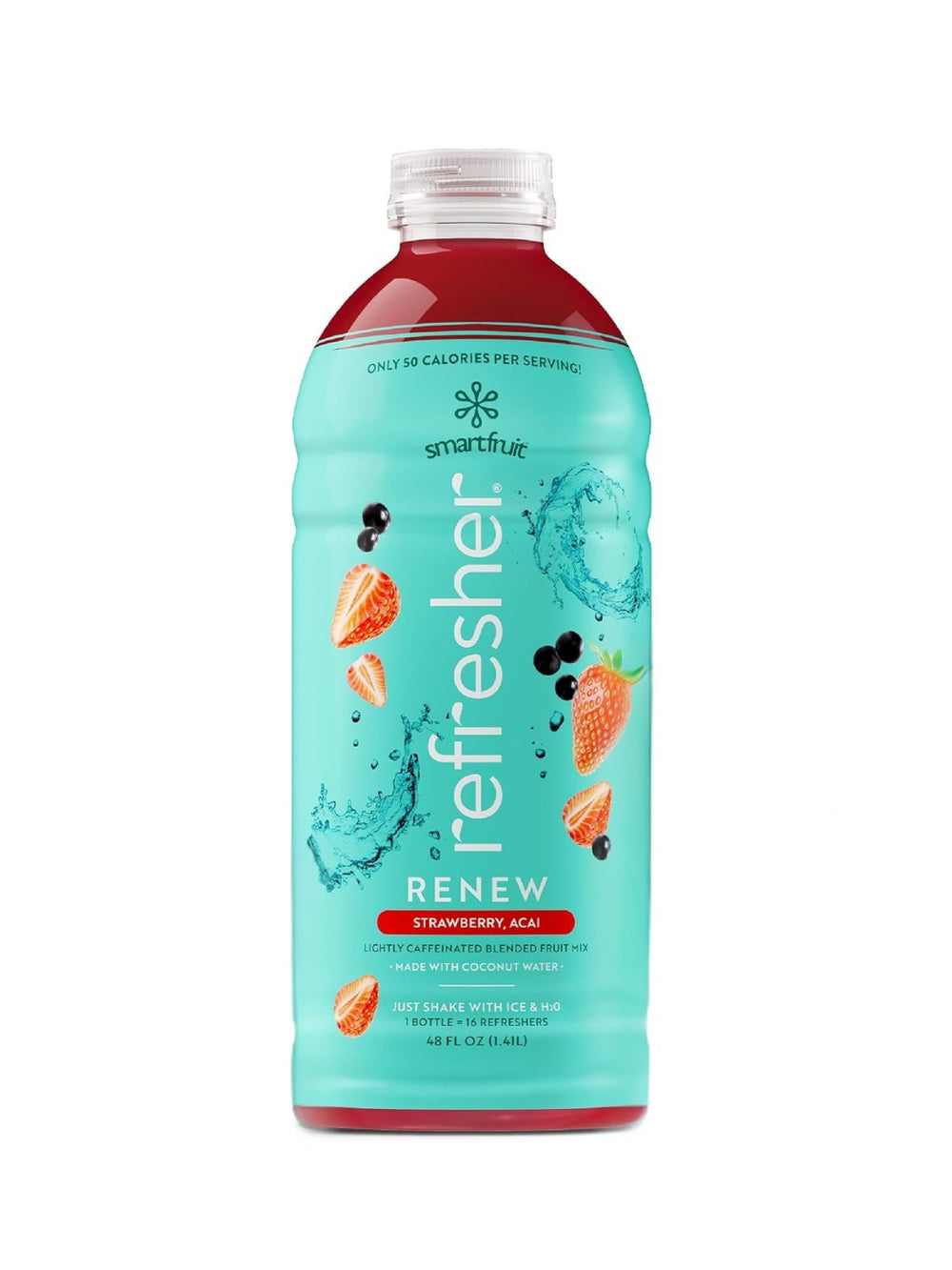 Photo of SmartFruit Renew Refresher (1419.53ml/48oz) (Strawberry, Açaí) ( Default Title ) [ SmartFruit ] [ Drink Concentrate ]