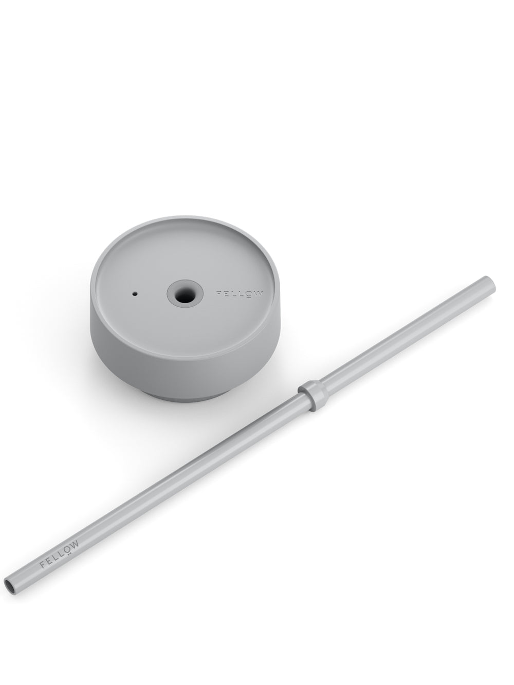 Photo of FELLOW Carter Cold Replacement Lid + Straw (16oz/474ml) ( Matte Grey ) [ Fellow ] [ Parts ]