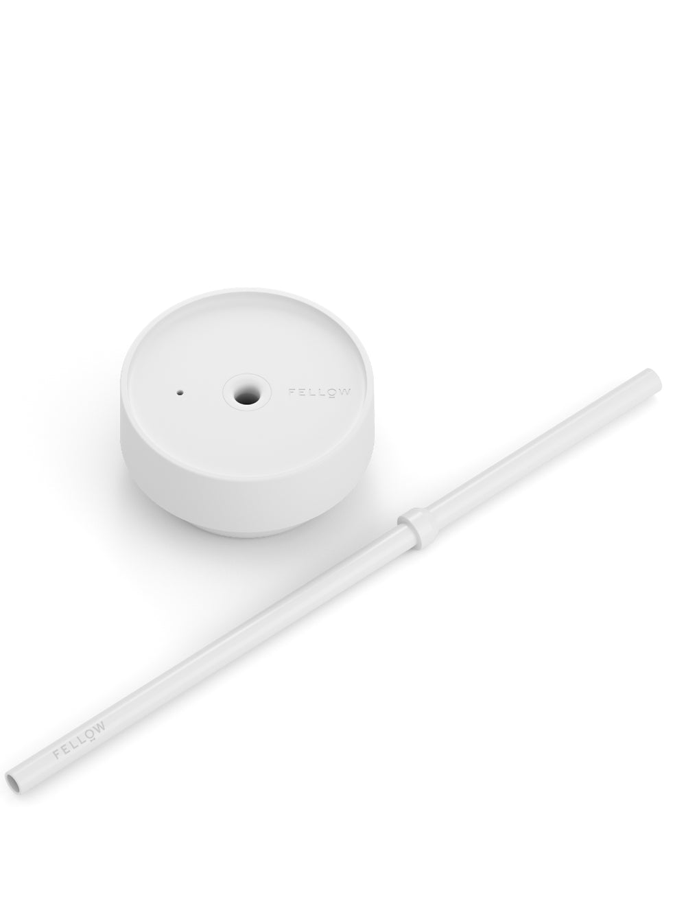 Photo of FELLOW Carter Cold Replacement Lid + Straw (16oz/474ml) ( Matte White ) [ Fellow ] [ Parts ]