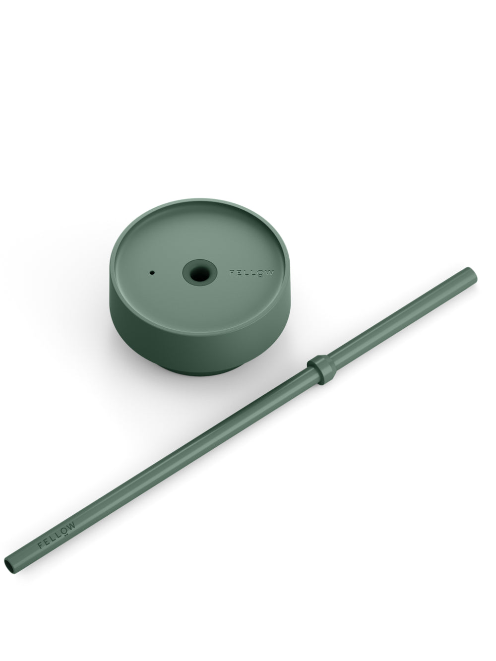 Photo of FELLOW Carter Cold Replacement Lid + Straw (16oz/474ml) ( Smoke Green ) [ Fellow ] [ Parts ]
