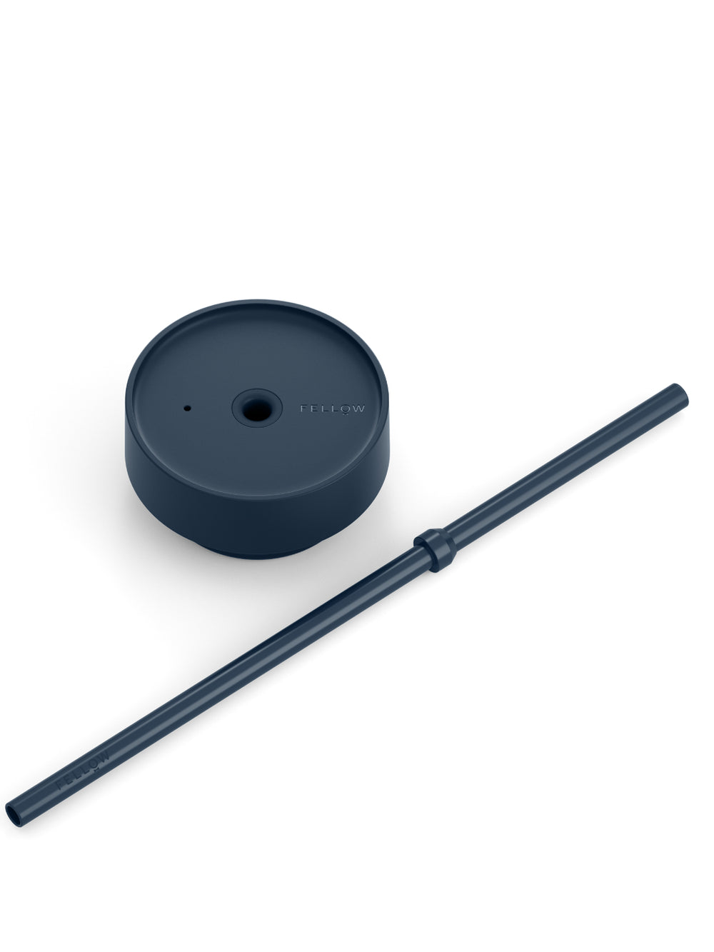 Photo of FELLOW Carter Cold Replacement Lid + Straw (16oz/474ml) ( Stone Blue ) [ Fellow ] [ Parts ]