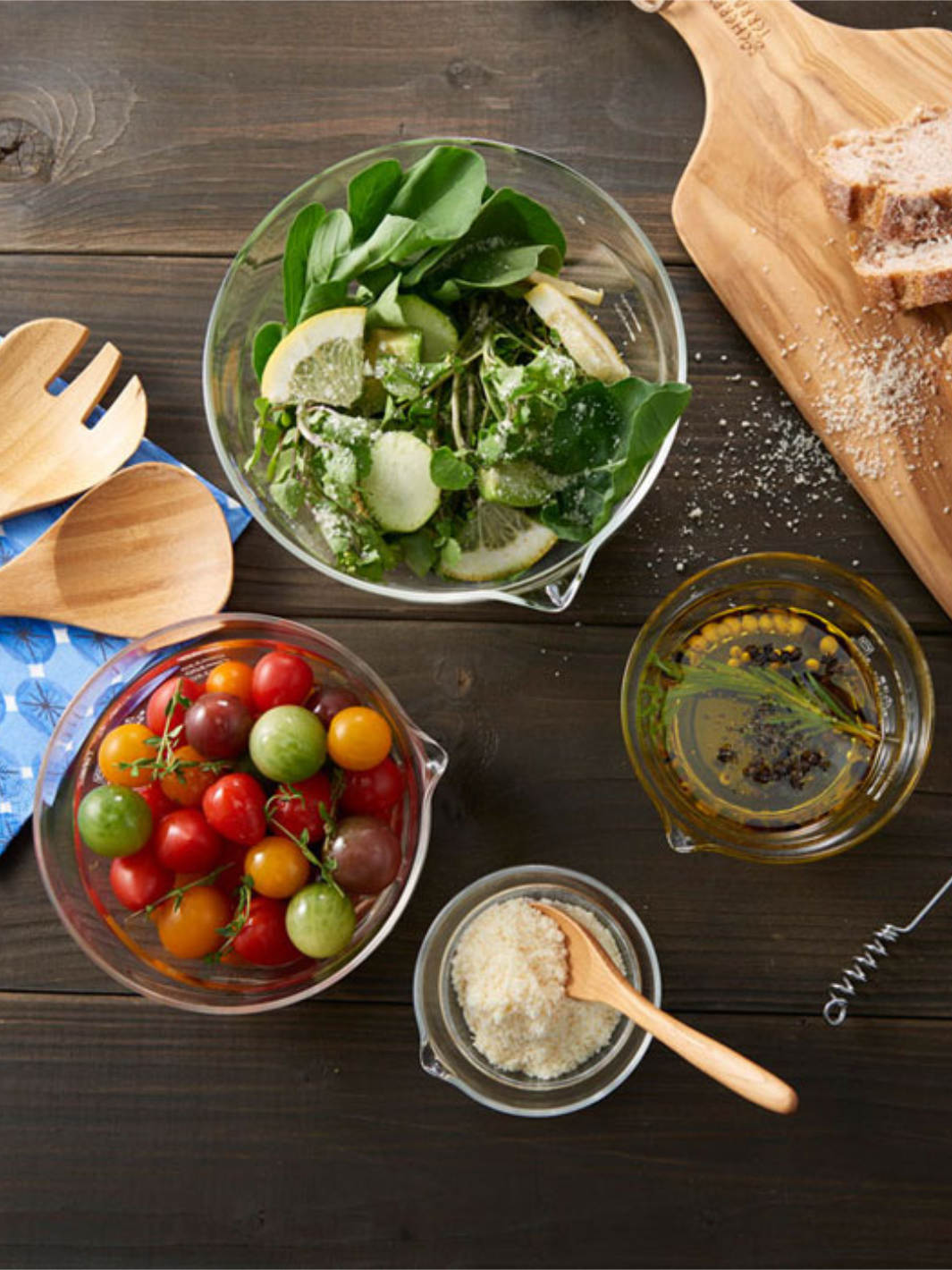 HARIO Mixing Bowl with Spout 4-Piece Set
