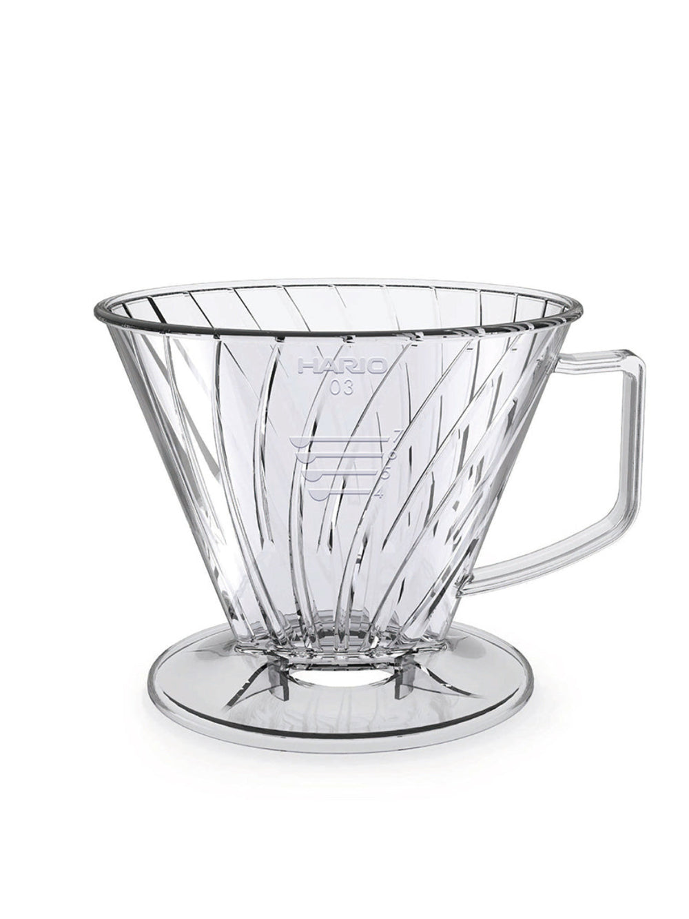 Photo of HARIO Pegasus 03 Dripper (Plastic) ( Clear ) [ HARIO ] [ Pourover Brewers ]