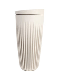Photo of HUSKEE Original Cup + Lid (473ml/16oz) ( Natural ) [ Huskee ] [ Coffee Cups ]