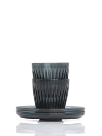 Photo of HUSKEE Renew Espresso Set (88ml/3oz) ( Smoke ) [ Huskee ] [ Coffee Cups ]