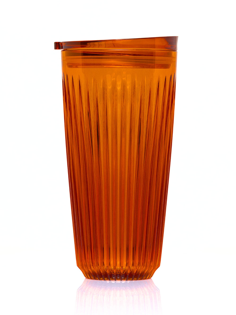 Photo of HUSKEE Renew Cup + Lid (473ml/16oz) ( Amber ) [ Huskee ] [ Coffee Cups ]