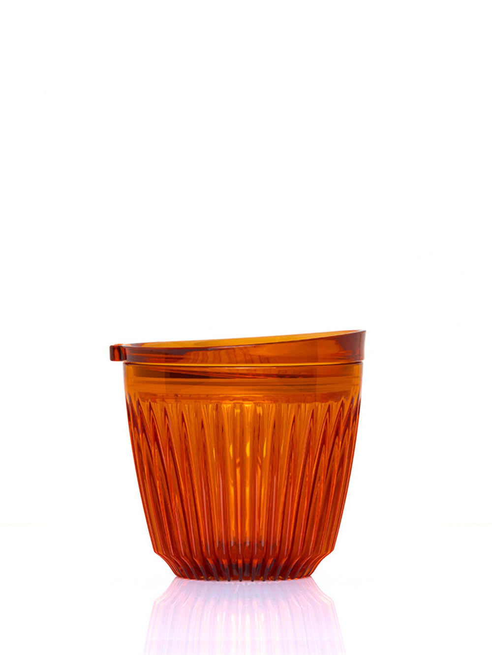 Photo of HUSKEE Renew Cup + Lid (177ml/6oz) ( Amber ) [ Huskee ] [ Coffee Cups ]