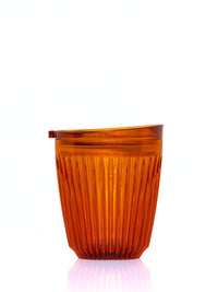 Photo of HUSKEE Renew Cup + Lid (237ml/8oz) ( Amber ) [ Huskee ] [ Coffee Cups ]