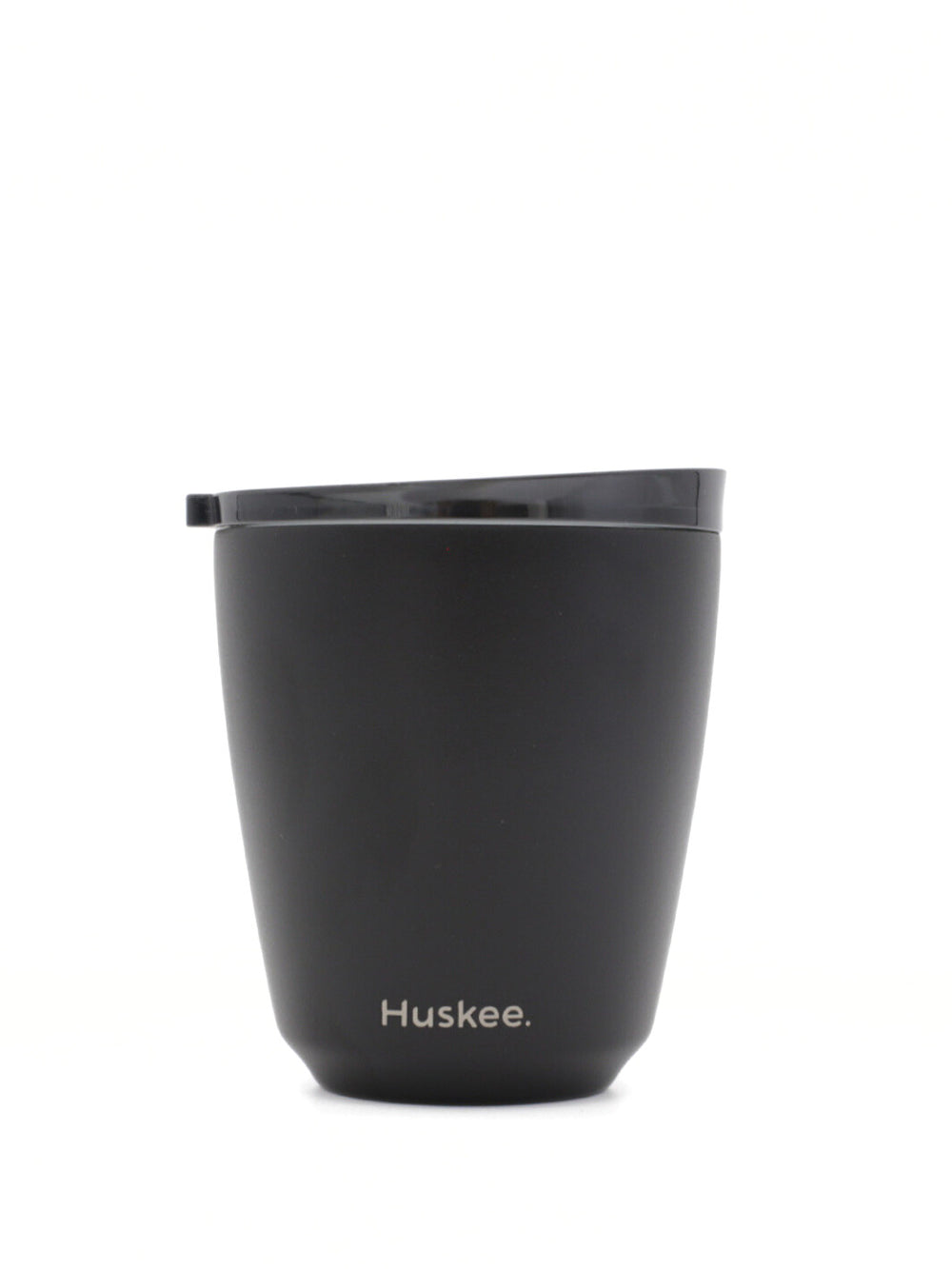 Photo of HUSKEE Steel Cup + Lid (237ml/8oz) ( Black ) [ Huskee ] [ Coffee Cups ]