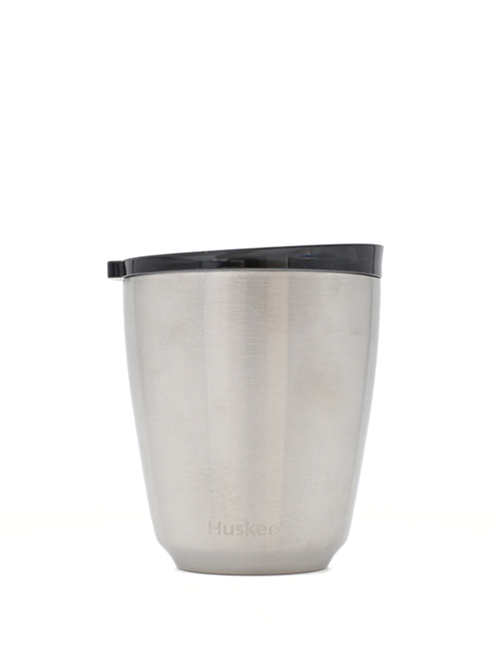 Photo of HUSKEE Steel Cup + Lid (237ml/8oz) ( Brushed Steel ) [ Huskee ] [ Coffee Cups ]