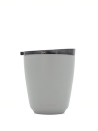 Photo of HUSKEE Steel Cup + Lid (237ml/8oz) ( Slate ) [ Huskee ] [ Coffee Cups ]