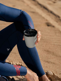 Photo of HUSKEE Steel Cup + Lid (237ml/8oz) ( ) [ Huskee ] [ Coffee Cups ]