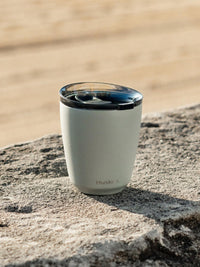 Photo of HUSKEE Steel Cup + Lid (237ml/8oz) ( ) [ Huskee ] [ Coffee Cups ]