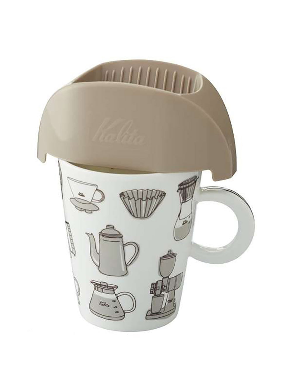 Photo of KALITA Caffe Tall Brewer (Grey) ( ) [ Kalita ] [ Pourover Brewers ]