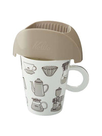 Photo of KALITA Caffe Tall Brewer (Grey) ( ) [ Kalita ] [ Pourover Brewers ]
