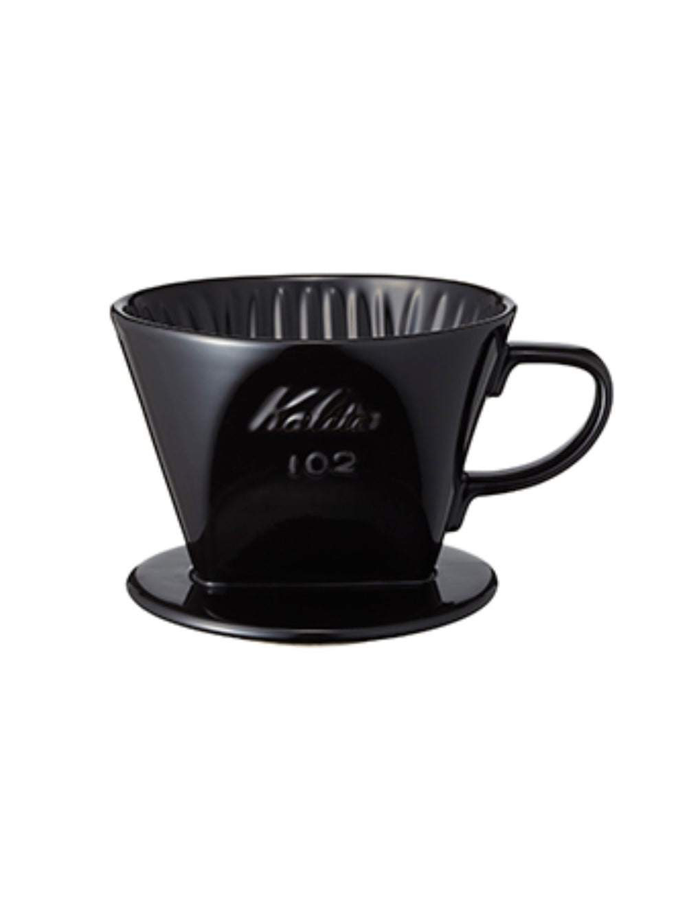 Photo of KALITA Lotto Ceramic Dripper 102 ( Black ) [ Kalita ] [ Pourover Brewers ]