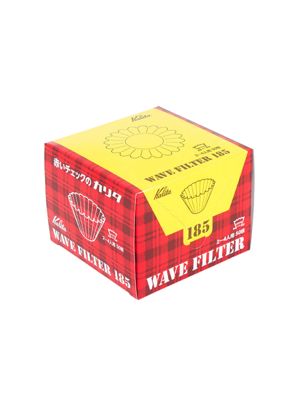 Photo of KALITA Wave 185 Filters (50-Pack) ( Default Title ) [ Kalita ] [ Paper Filters ]