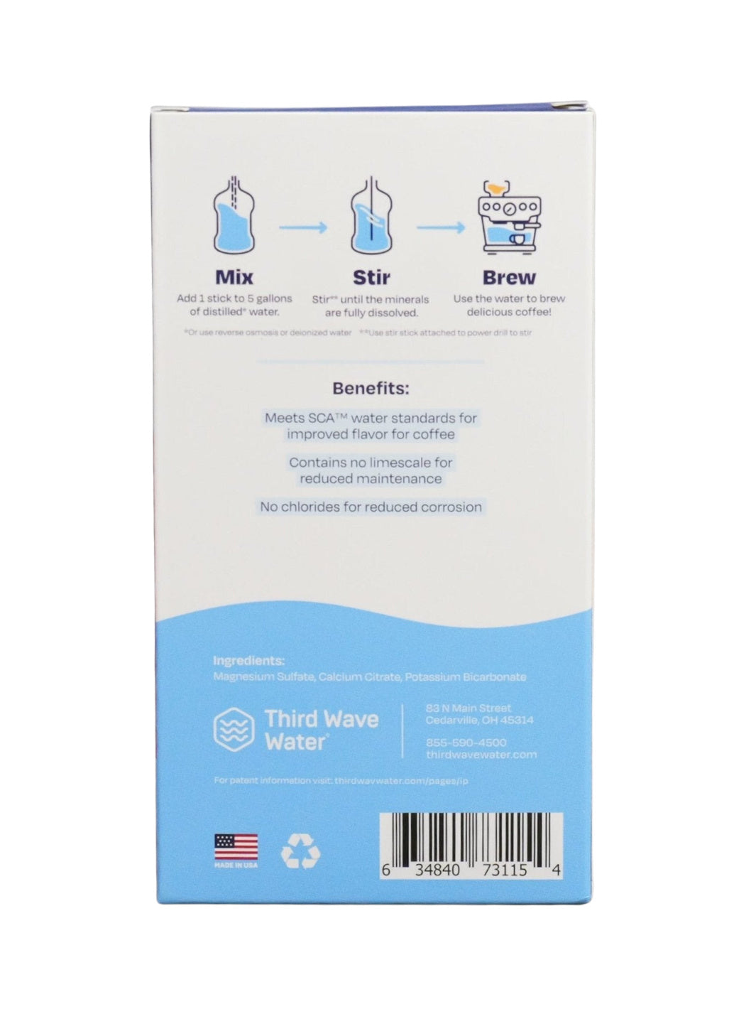 THIRD WAVE WATER Espresso Machine Profile