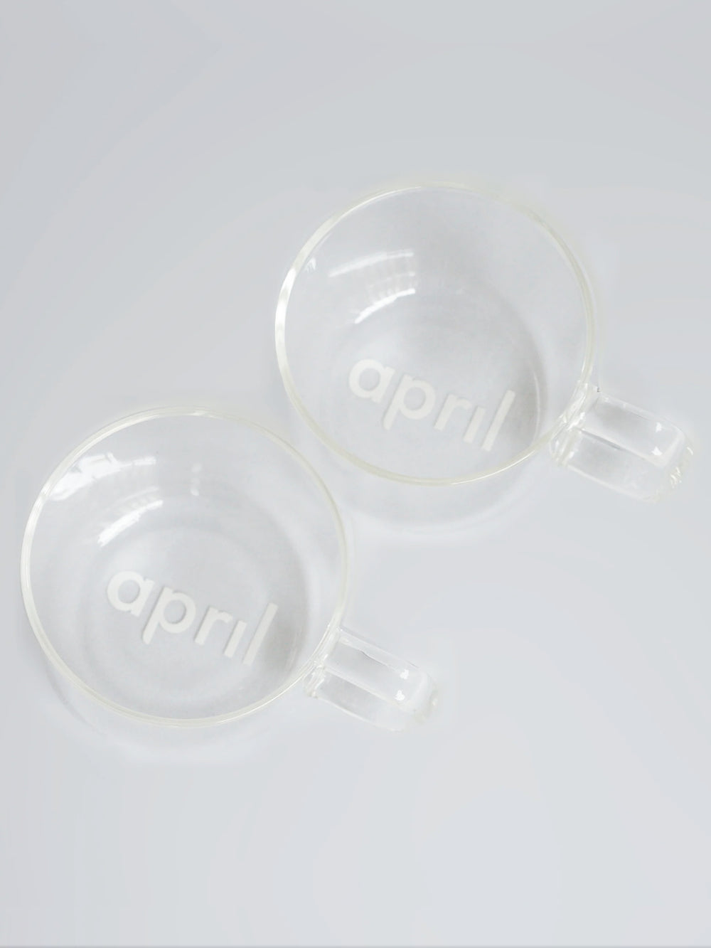 Photo of APRIL Glass Mugs (2-Pack) ( ) [ April ] [ Coffee Glasses ]