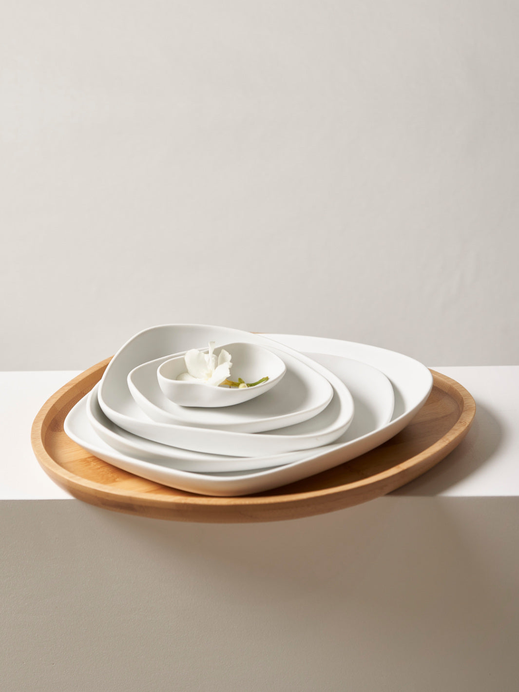 COOKPLAY Yayoi Small Tray (Bamboo) (31x29cm/12.2x11.4in)