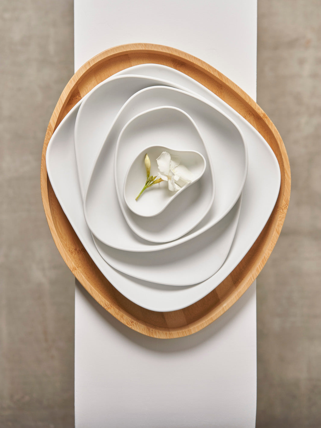 COOKPLAY Yayoi Small Tray (Bamboo) (31x29cm/12.2x11.4in)
