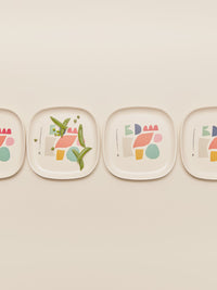 Photo of EKOBO Gusto Medium Plate Set (Colour Series - 4 plates) ( ) [ EKOBO ] [ Plates ]